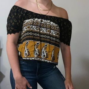 Off the shoulder top